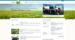 Desktop Screenshot of cema-agri.org